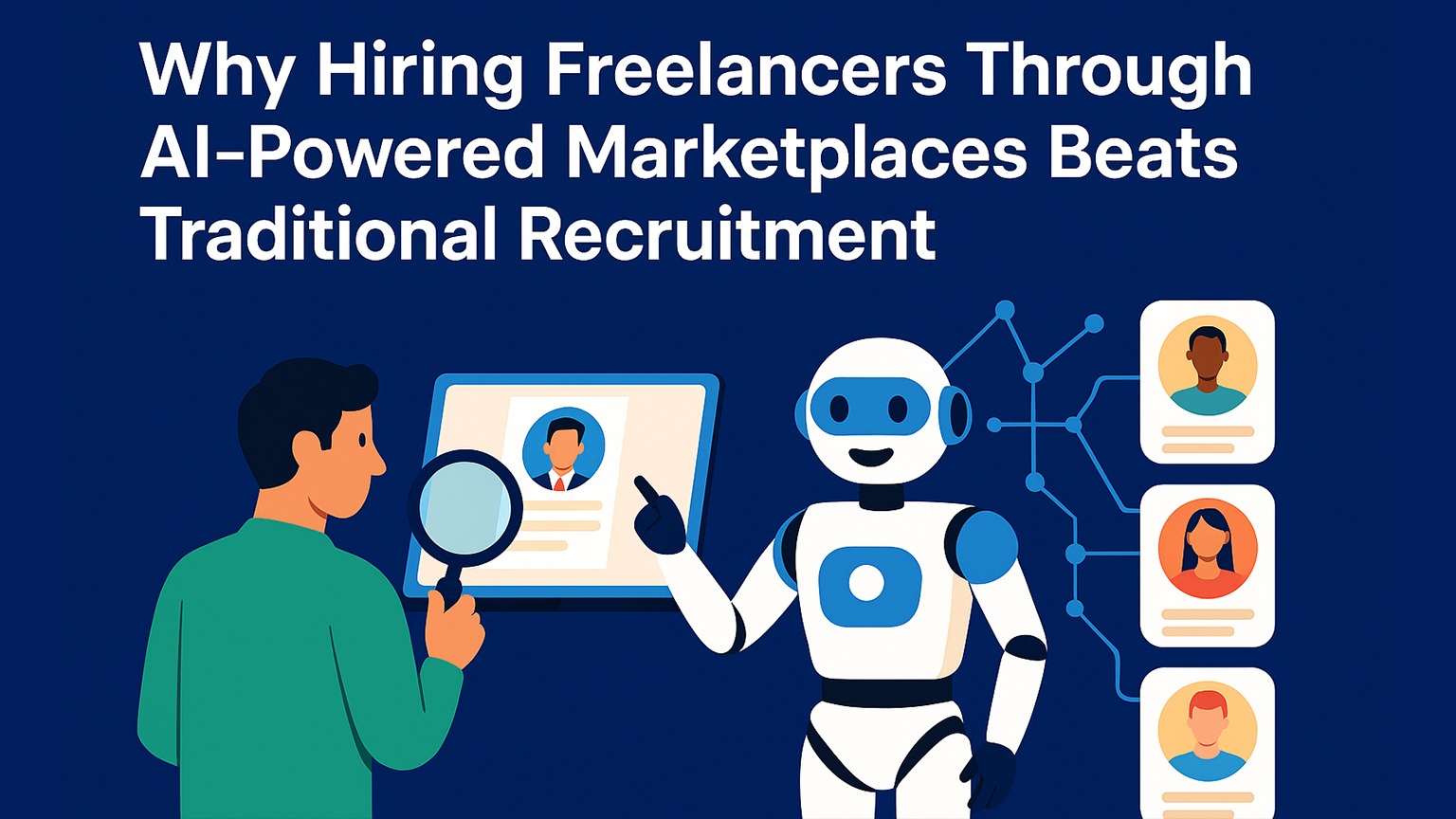 Why Hiring Freelancers Through AI-Powered Marketplaces Beats Traditional Recruitment